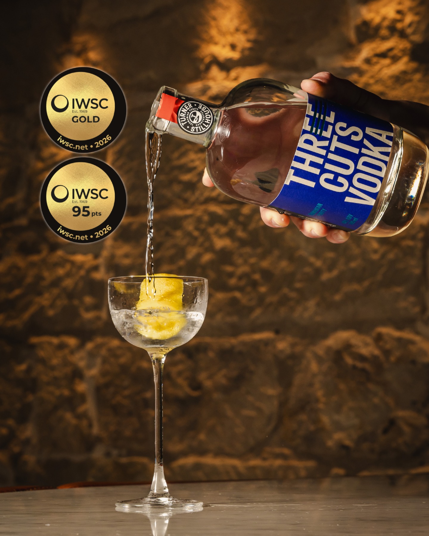 World Martini Day | Saturday 20 June 🍸This year, we’re raising our martini glasses to something extra special.Our Three Cuts Vodka has received a Gold Medal at the 2026 IWSC, joining six other medals awarded to Turner Stillhouse spirits this year. That’s seven awards across our small-batch Tasmanian gin, vodka and whisky range.Celebrate with a beautifully chilled Three Cuts Vodka Martini.Recipe60 ml Three Cuts Vodka
10 ml dry vermouth
Ice
Lemon twist or green oliveStir the vodka and vermouth over ice until well chilled. Strain into a cold martini glass, then garnish with lemon for a bright finish or an olive for something more savoury.How do you make your favourite martini?Pick up a award winning bottle from the distillery or shop online.#WorldMartiniDay #ThreeCutsVodka #GoldMedalVodka #IWSC2026 #VodkaMartini #TasmanianVodka #TurnerStillhouse