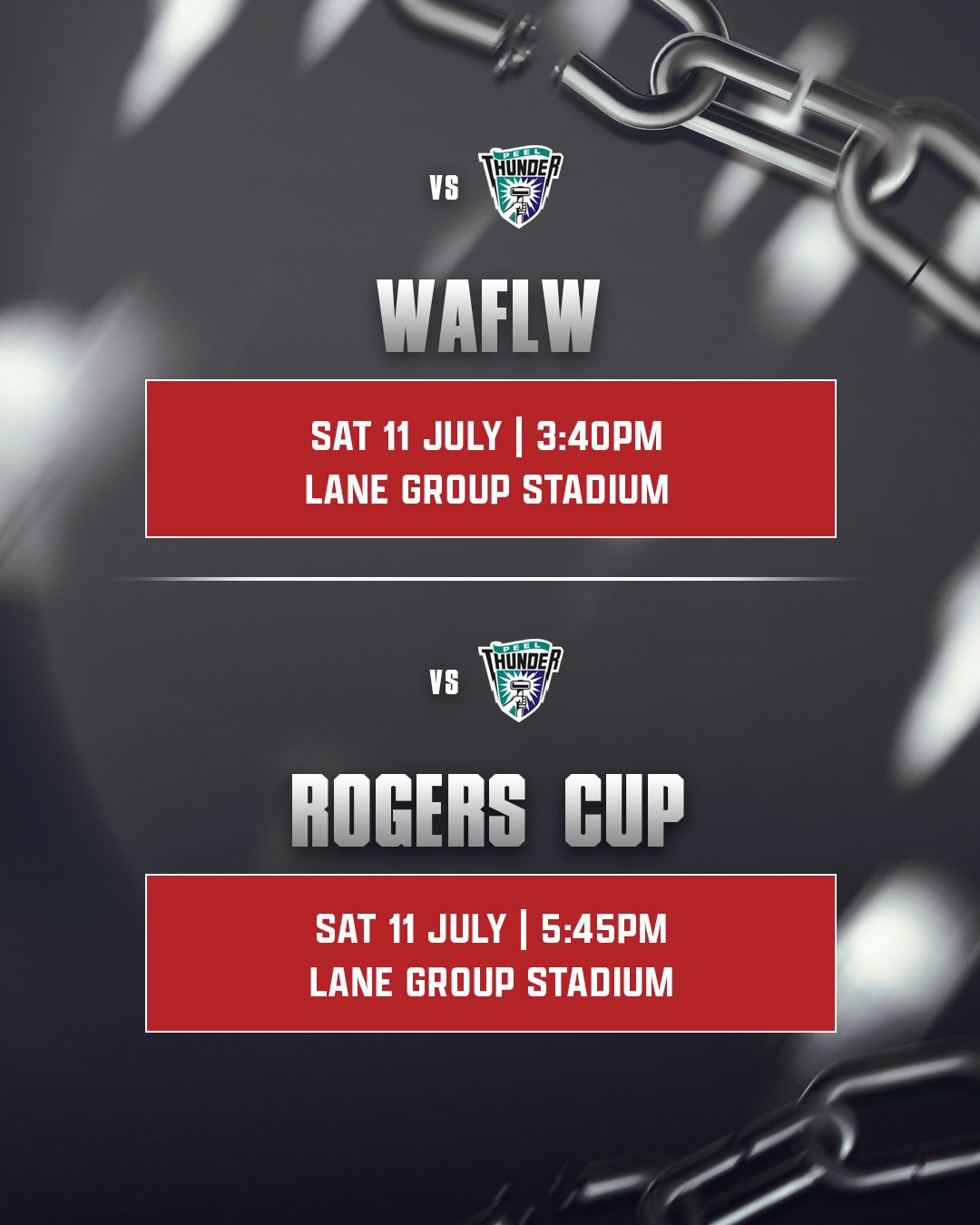🐶 vs ⚡️WAFLW and Rogers Cup teams are locked in for tomorrow’s trip down the highway to Lane Group Stadium.